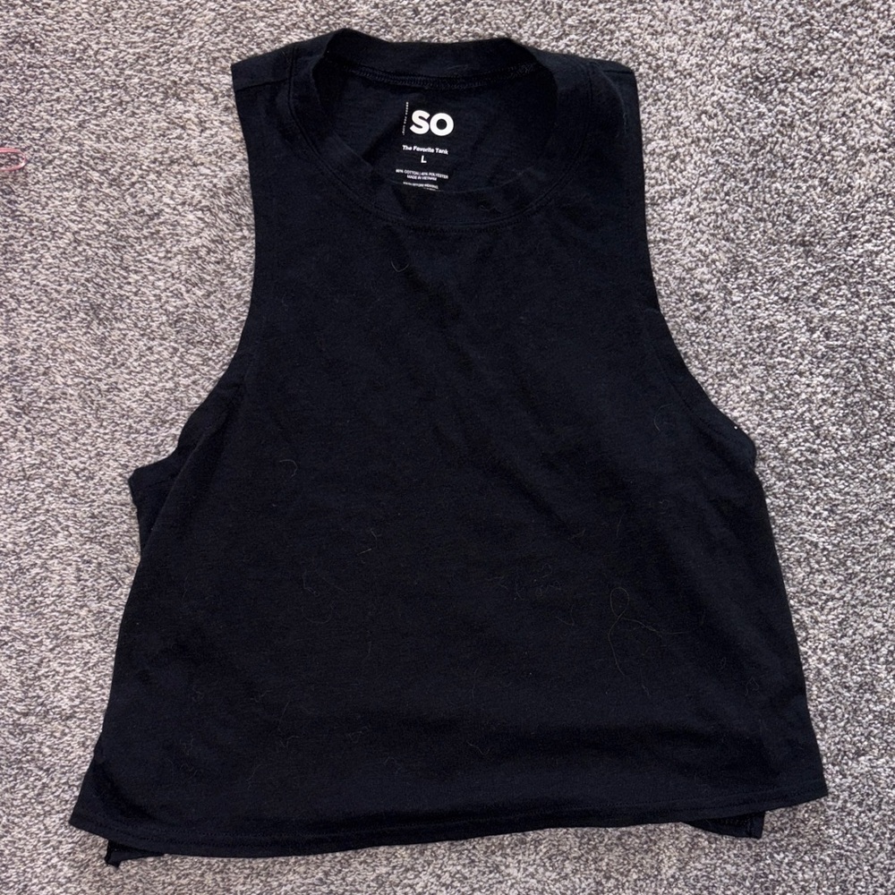 SO Women's Classic Black Muscle Tee